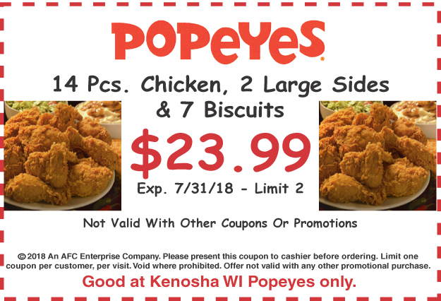 Popeyes coupons deals online